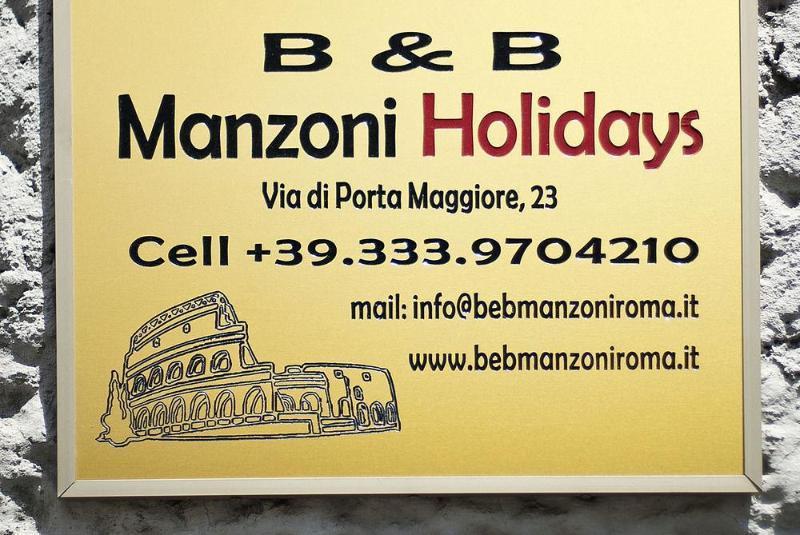 B&B Manzoni Holidays Roma Dış mekan fotoğraf